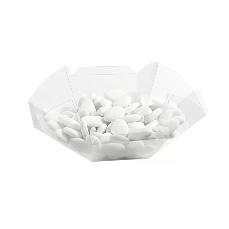 Skaidri dėžutė Coppetta su atskiru dangteliu