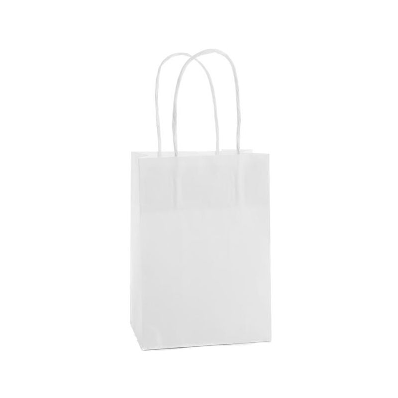 White Bag Twist Rokturi Kraftpapīrs | DEKOPAKA.LT