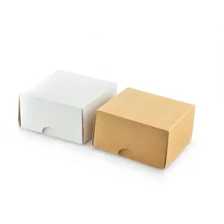 Kahevärviline pappkarp 90 x 90 x 50 mm