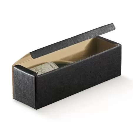 Dėžutė juoda kraft Cantinetta 1 butelis