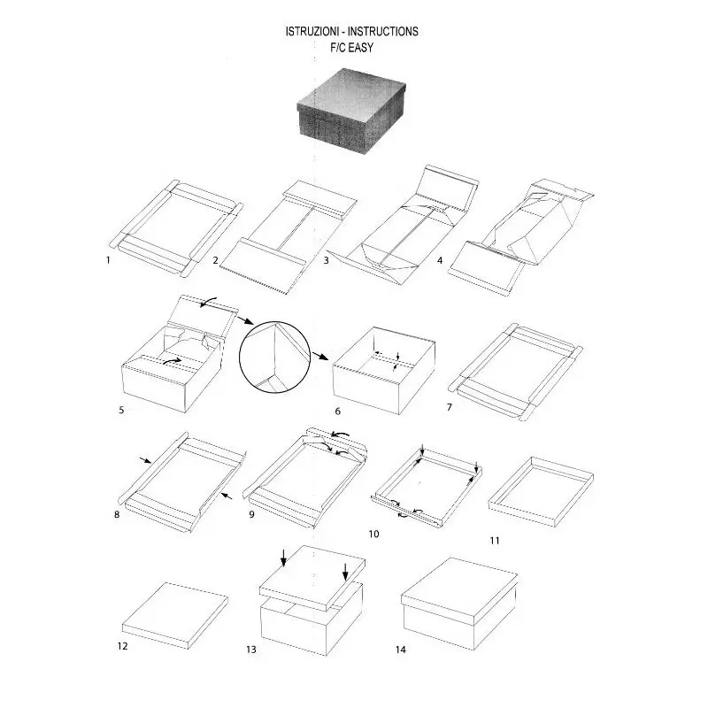 Dėžė Easy Fibra su atskiru dangteliu