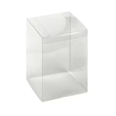 Skaidri dėžė su baltu įdėklu 250x250x400mm 2