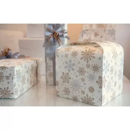 Ziemassvētku kastīte Portapanettone ar rokturi