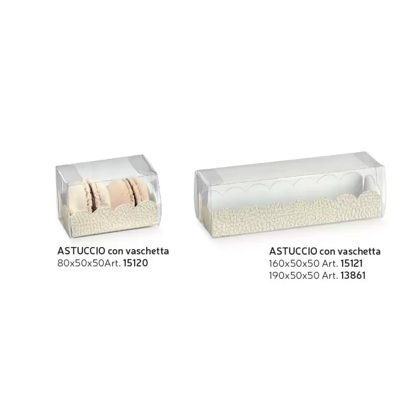 Läbipaistev karp Macarons Pelle jaoks