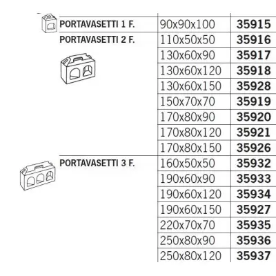 Dėžutė Portavasetti 1 skyrius natūrali ruda 2