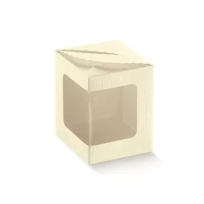 Box Rombo Seta kreemjas pvc-aknaga