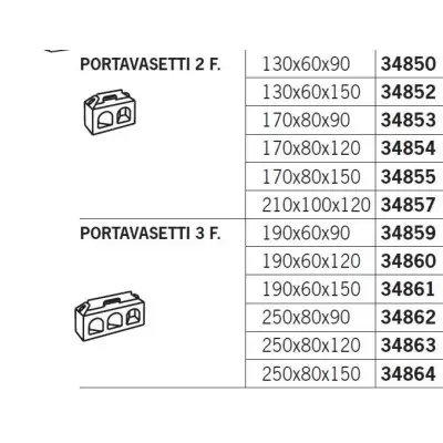Kaste Portavasetti 3 nodalījumi zelta krāsā 2