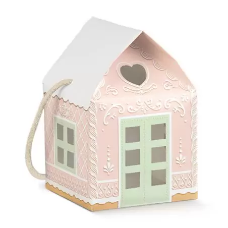 Box Casetta maja roosa