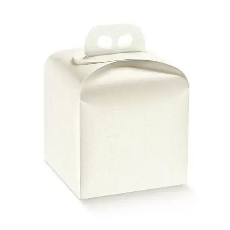 Panettone karp käepidemega valge