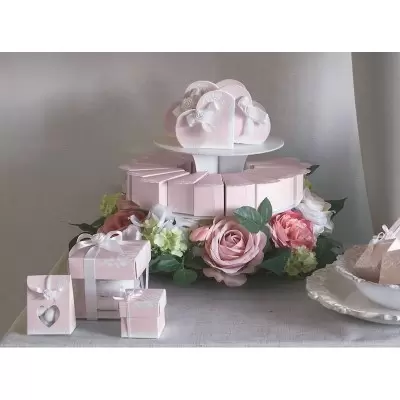 Kastīte Fetta Torta rozā 2