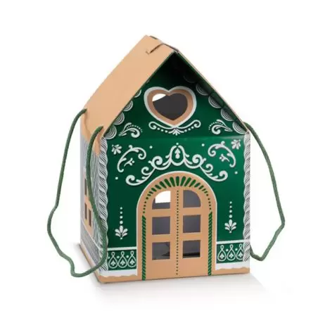 Box Casetta maja roheline