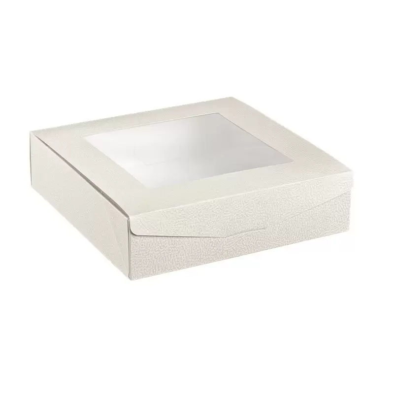 Dėžutė Pratica Pelle su skaidriu pvc. langeliu