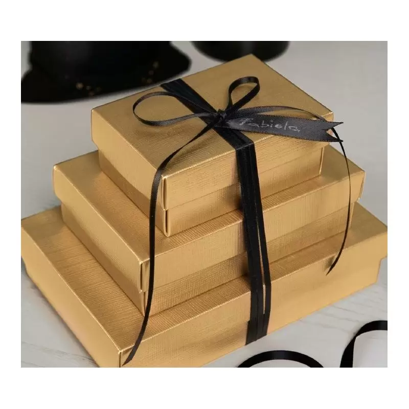 Karbikomplekt kaheosaline ristkülikukujuline kuldne