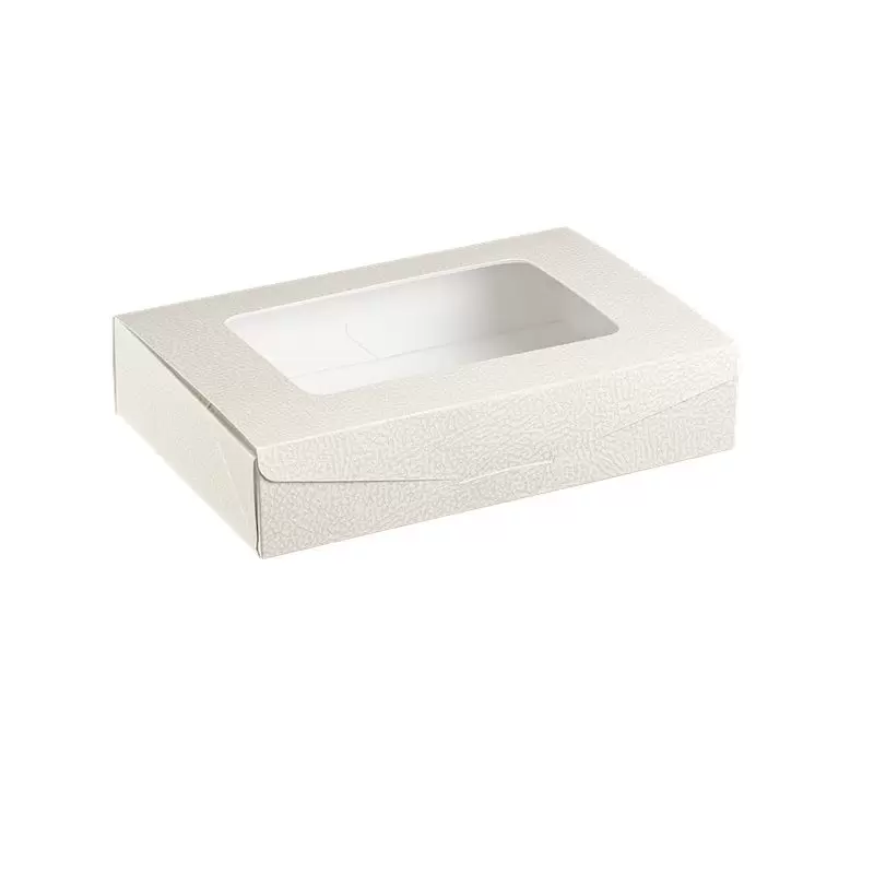 Dėžutė Pratica Pelle su skaidriu pvc. langeliu