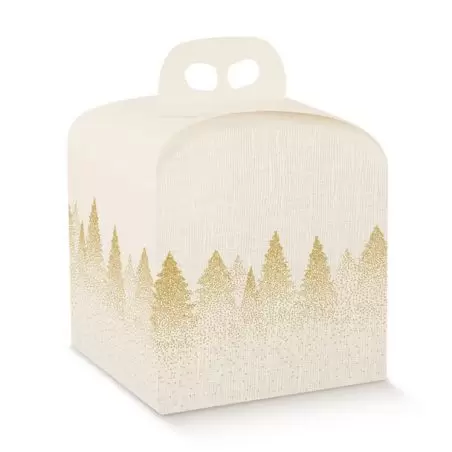 Ziemassvētku kastīte Portapanettone seta ar roktura komplektu