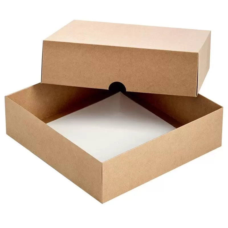 Kahevärviline pappkarp 210 x 210 x 60 mm