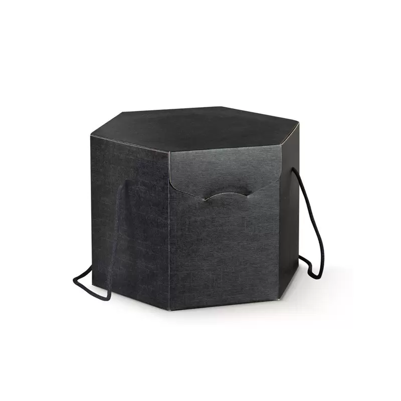 Dovanų dėžė su rankenėlėmis šešiakampė Segreto