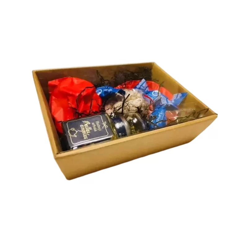 Dėžutė Conico ruda su pvc. dangteliu