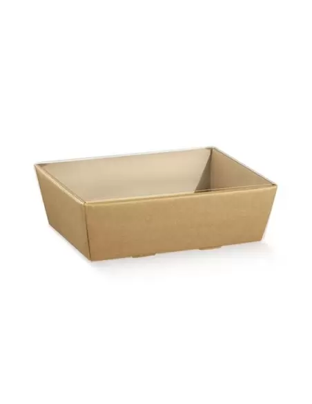 Kaste Vassoio Conico brūns ar pvc. piesegt