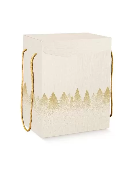 Ziemassvētku dāvanu kaste ar rokturiem Segreto