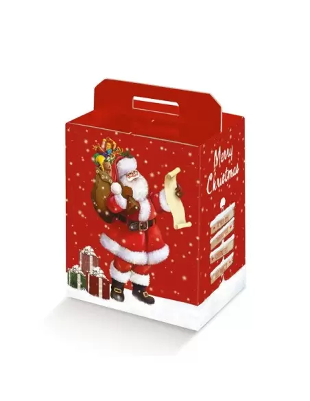 Ziemassvētku dāvanu kaste ar rokturi Portapanettone+Bott.