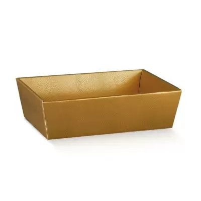 Kaste Vassoio Conico zelta ar pvc. piesegt 2