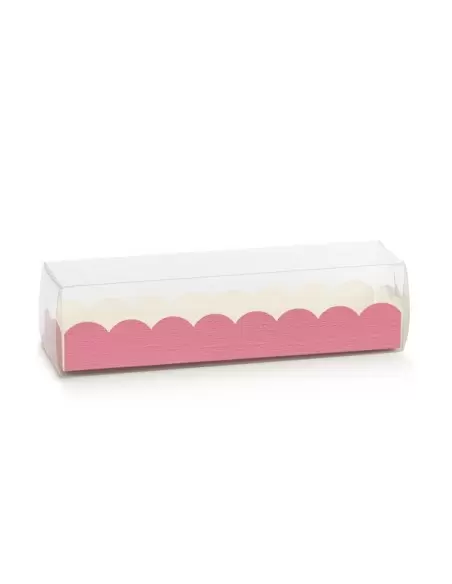 Macarons dėžutės Fibra rožinė