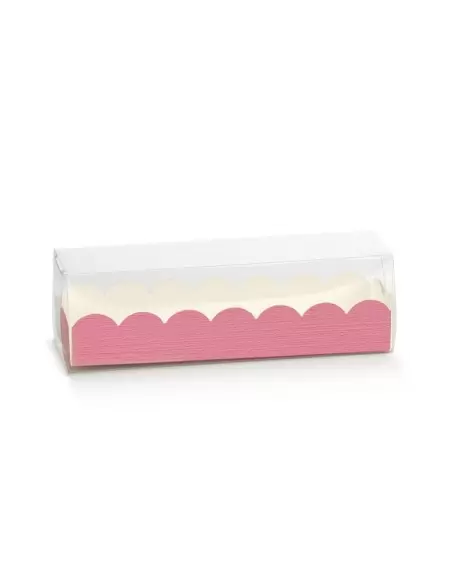 Macarons dėžutės Fibra rožinė