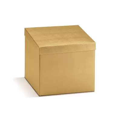 Karbikomplekt kahes tükis, eraldi kaanega, ruudukujuline kuldne 2