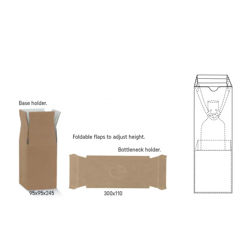 Kast pudelite turvaliseks saatmiseks