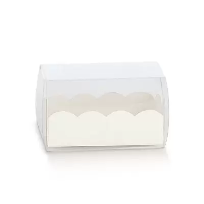 Macarons dėžutė Fibra balta
