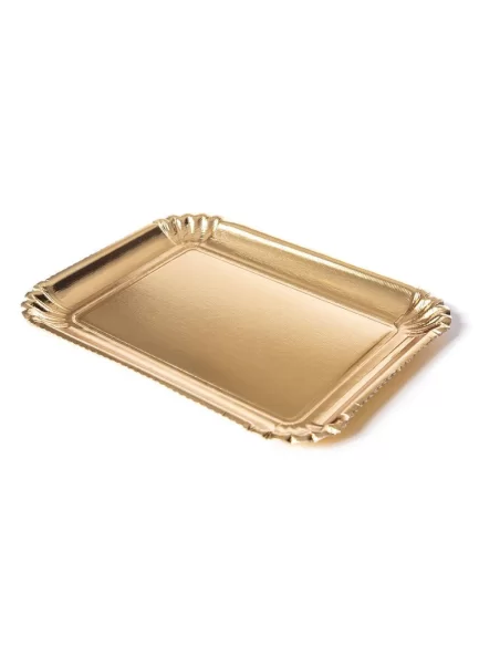 Serviravimo padėklas auksinis 350 x 265 mm. 6S