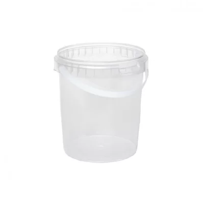 Plastikinis kibirėlis su dangteliu 1000 ml