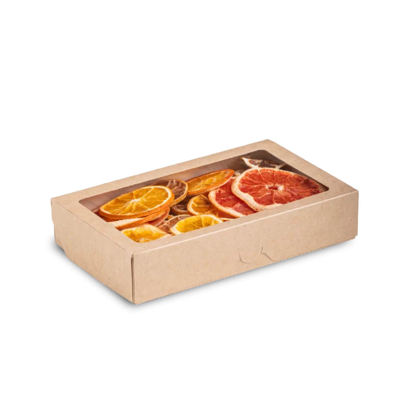 Kaste Eco ar caurspīdīgu logu 200x120x40mm