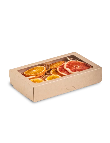 Kaste Eco ar caurspīdīgu logu 200x120x40mm