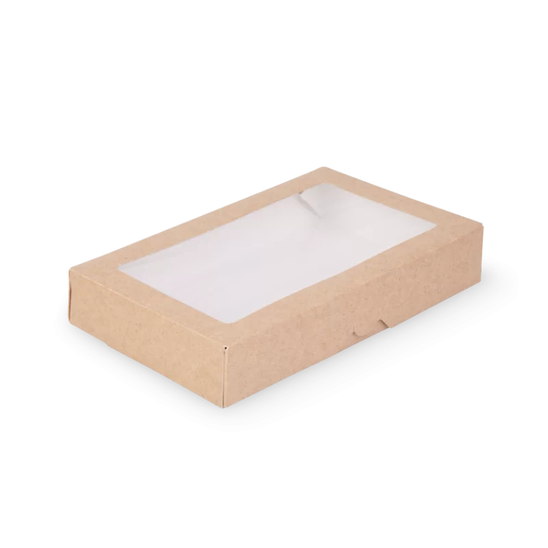 Kaste Eco ar caurspīdīgu logu 200x120x40mm