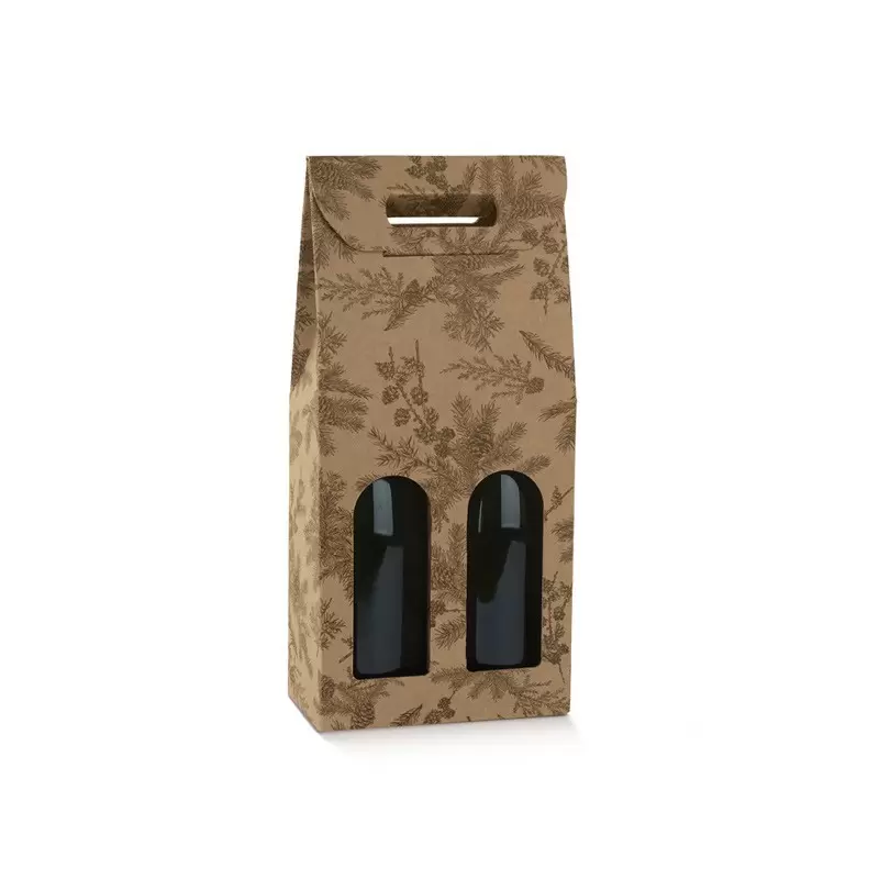 Ziemassvētku dāvanu kastes pudelēm Bottiglia