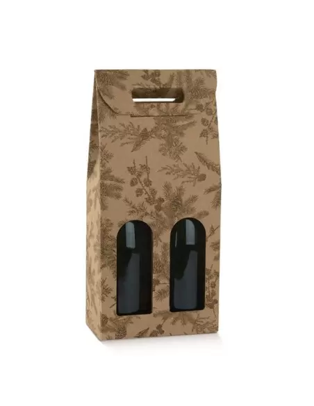 Ziemassvētku dāvanu kastes pudelēm Bottiglia