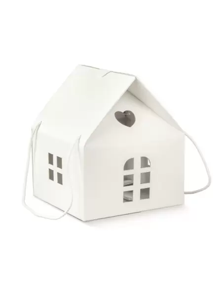Box Casetta maja valge