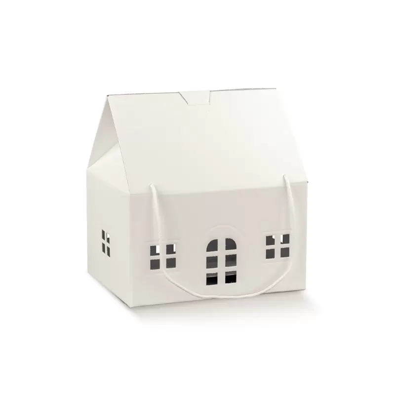 Box Casetta maja valge