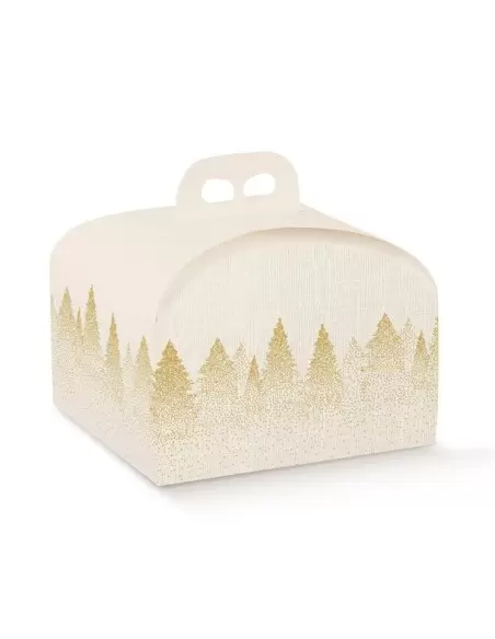 Kalėdinė dėžutė Portapanettone seta su rankenėle