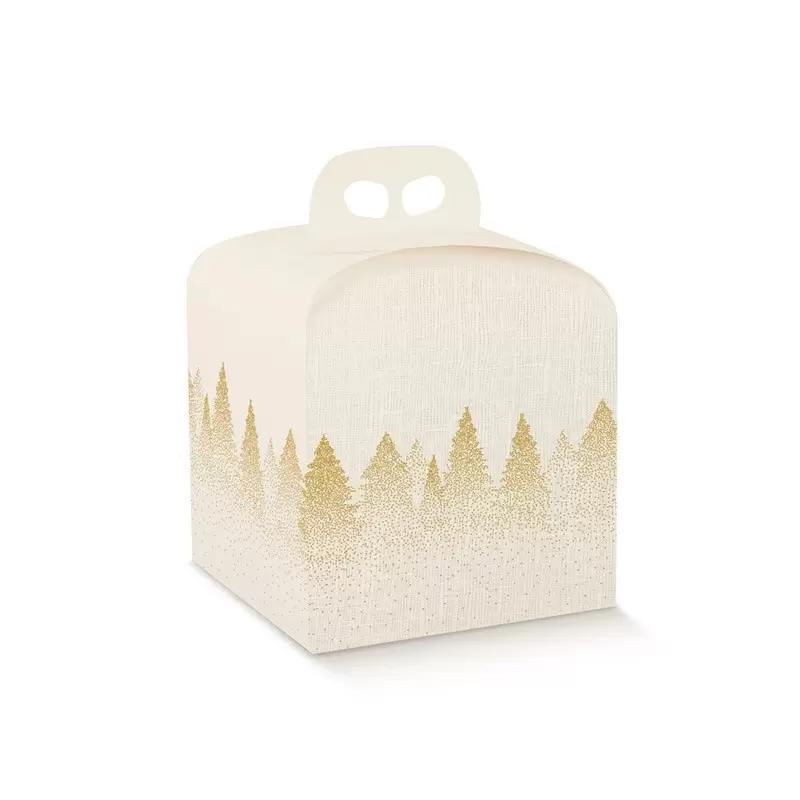 Kalėdinė dėžutė Portapanettone seta su rankenėle