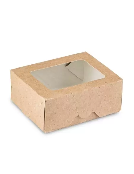 Kaste Eco ar caurspīdīgu logu 100x80x40mm