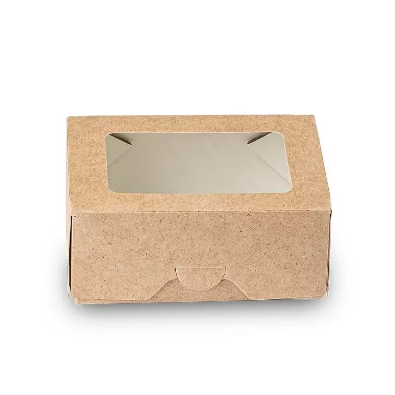 Läbipaistva aknaga Eco karp 100x80x40mm