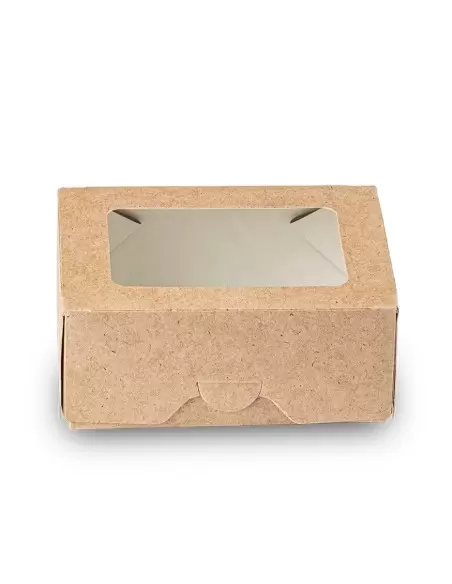 Dėžutė Eco su skaidriu langeliu 100x80x40mm