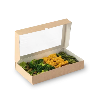 Läbipaistva aknaga Eco karp 260x150x40mm 2