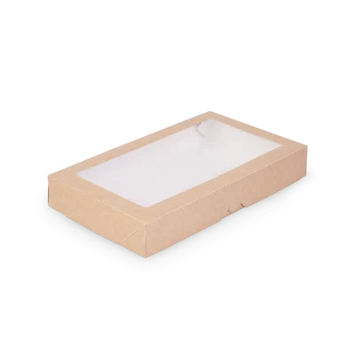 Kaste Eco ar caurspīdīgu logu 260x150x40mm