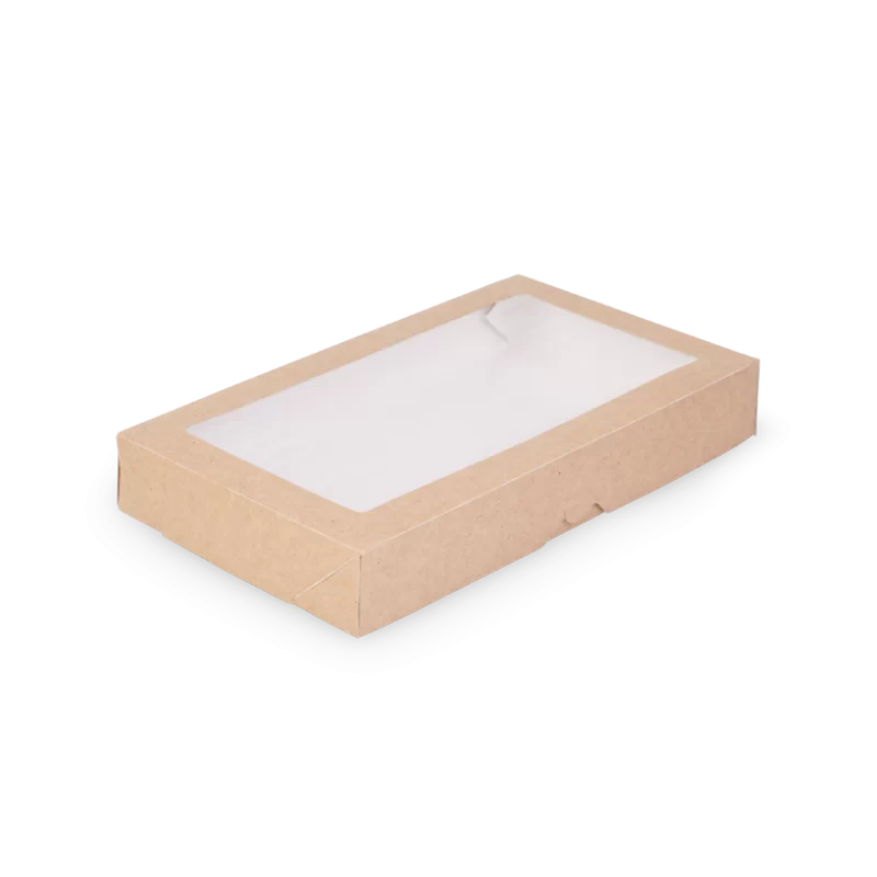 Kaste Eco ar caurspīdīgu logu 260x150x40mm