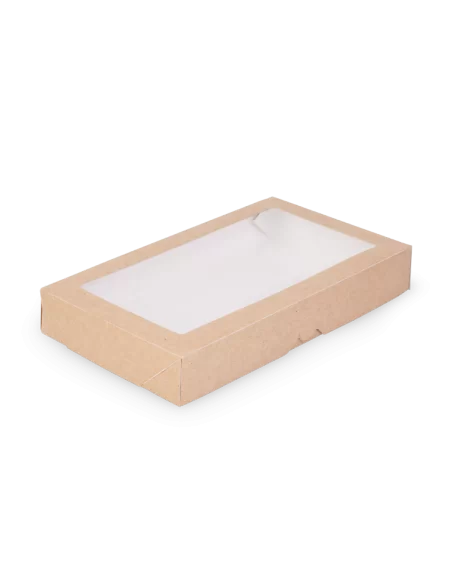 Läbipaistva aknaga Eco karp 260x150x40mm