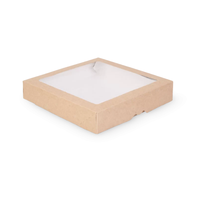 Läbipaistva aknaga Eco karp 200x200x45mm